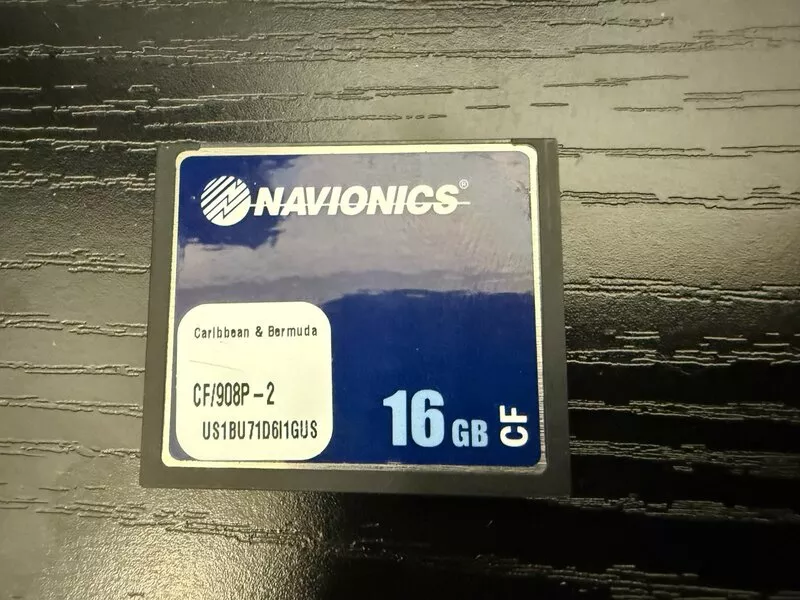 0+Navionics Caribbean and Bermuda CF/908P-2 16GB