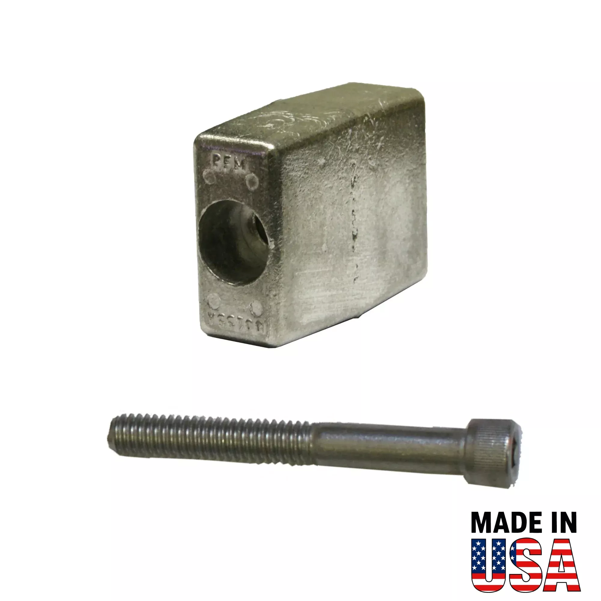 00155A (Johnson/Evinrude) Block Anode Replaces 433458 398331
