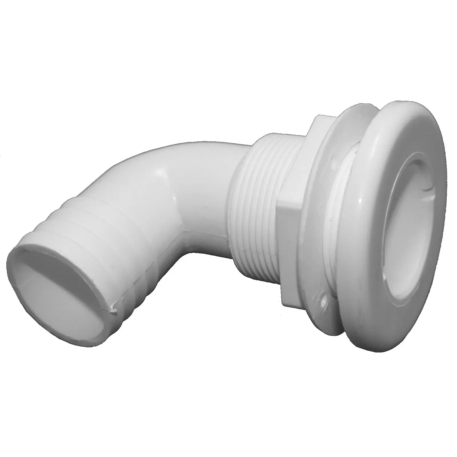 1.5″ 90 Degree Barbed Thru-Hull-White