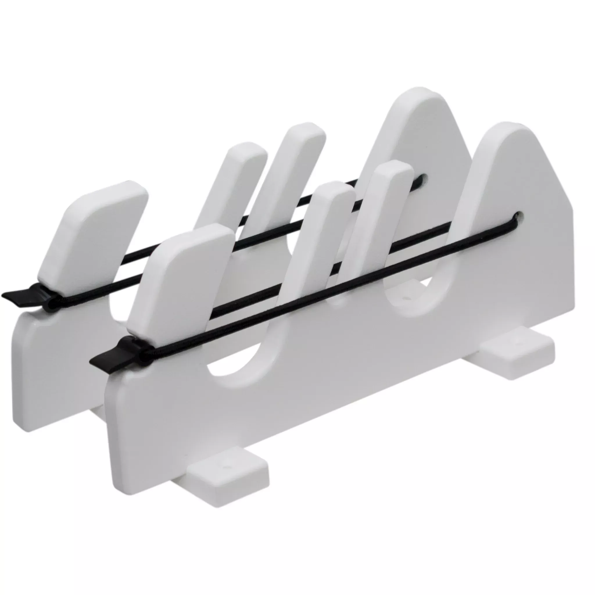 2 Gun Gunwale Mount Speargun Holder With Bungee