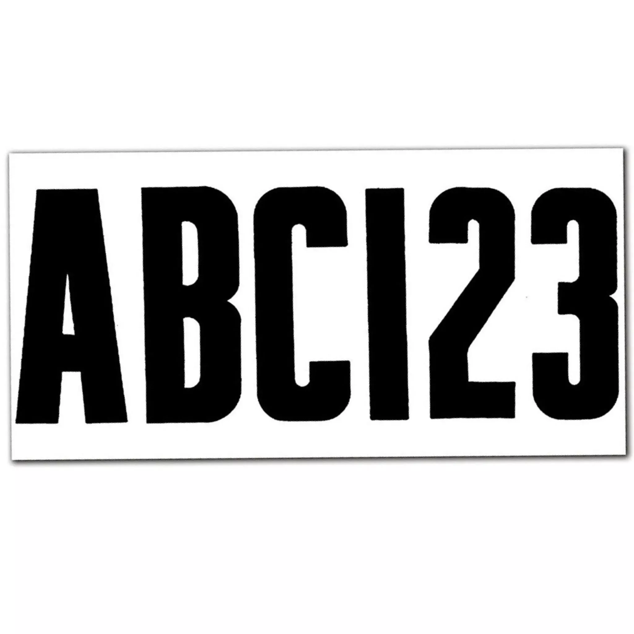 3″ Vinyl Boat Lettering and Number Kit
