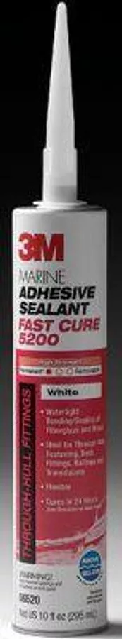 3M 5200 ADHESIVE SEALANT FAST CURE WHITE – 10oz
