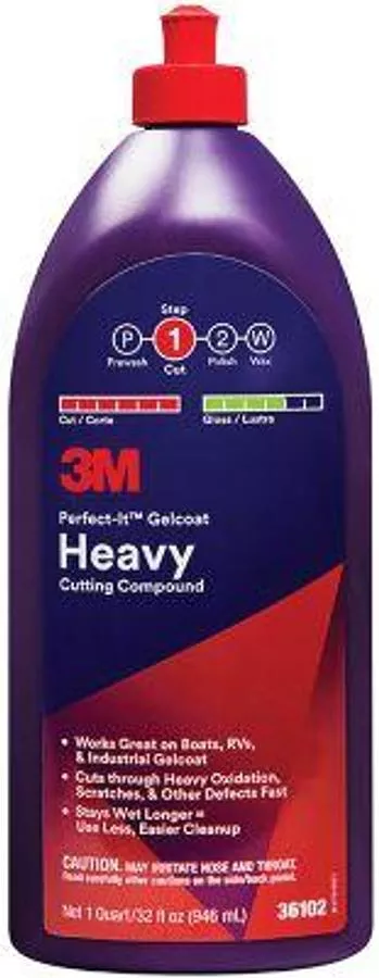 3M GELCOAT HEAVY CUTTING COMPOUND – QT