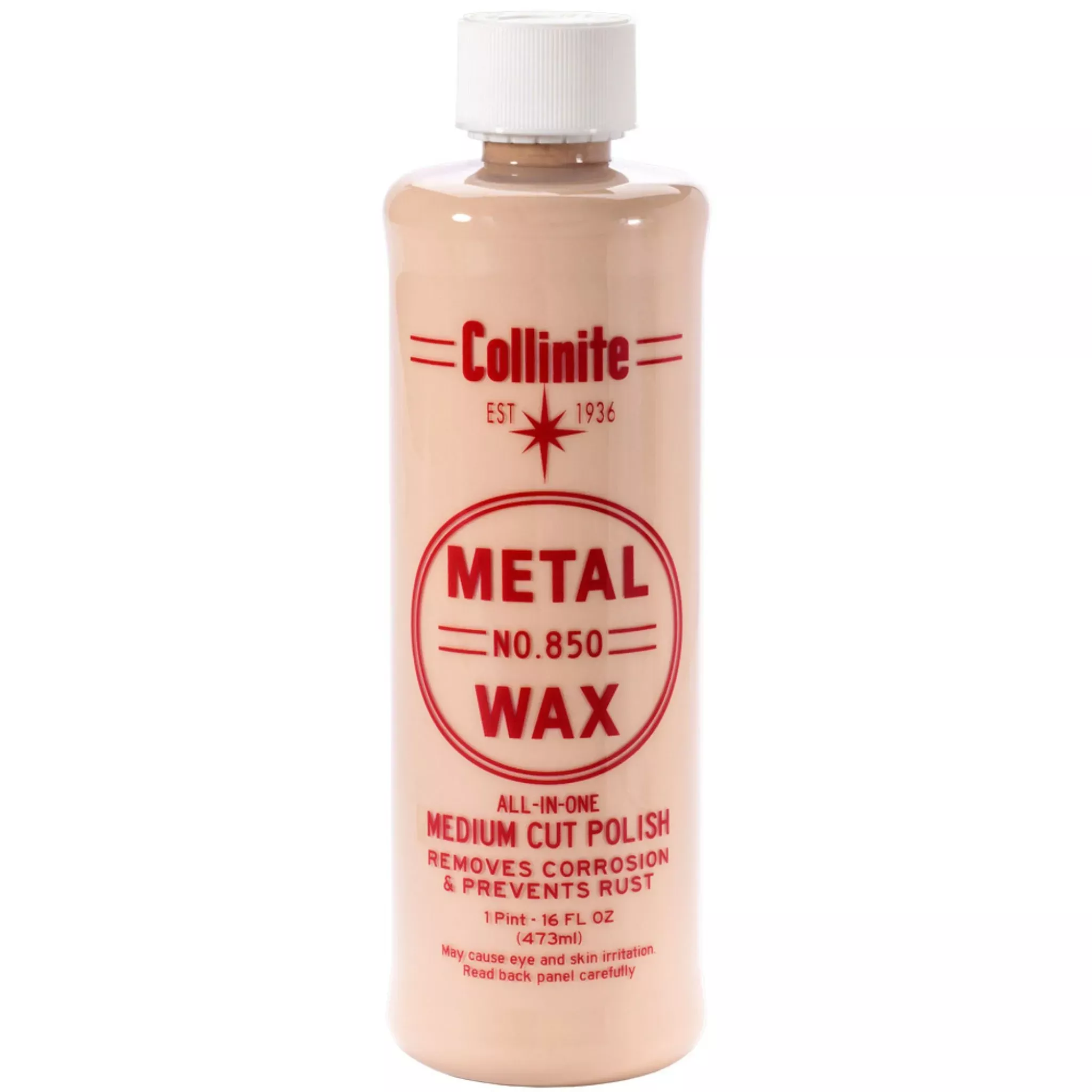 850 Medium Cut Metal Wax Polish, 16 oz