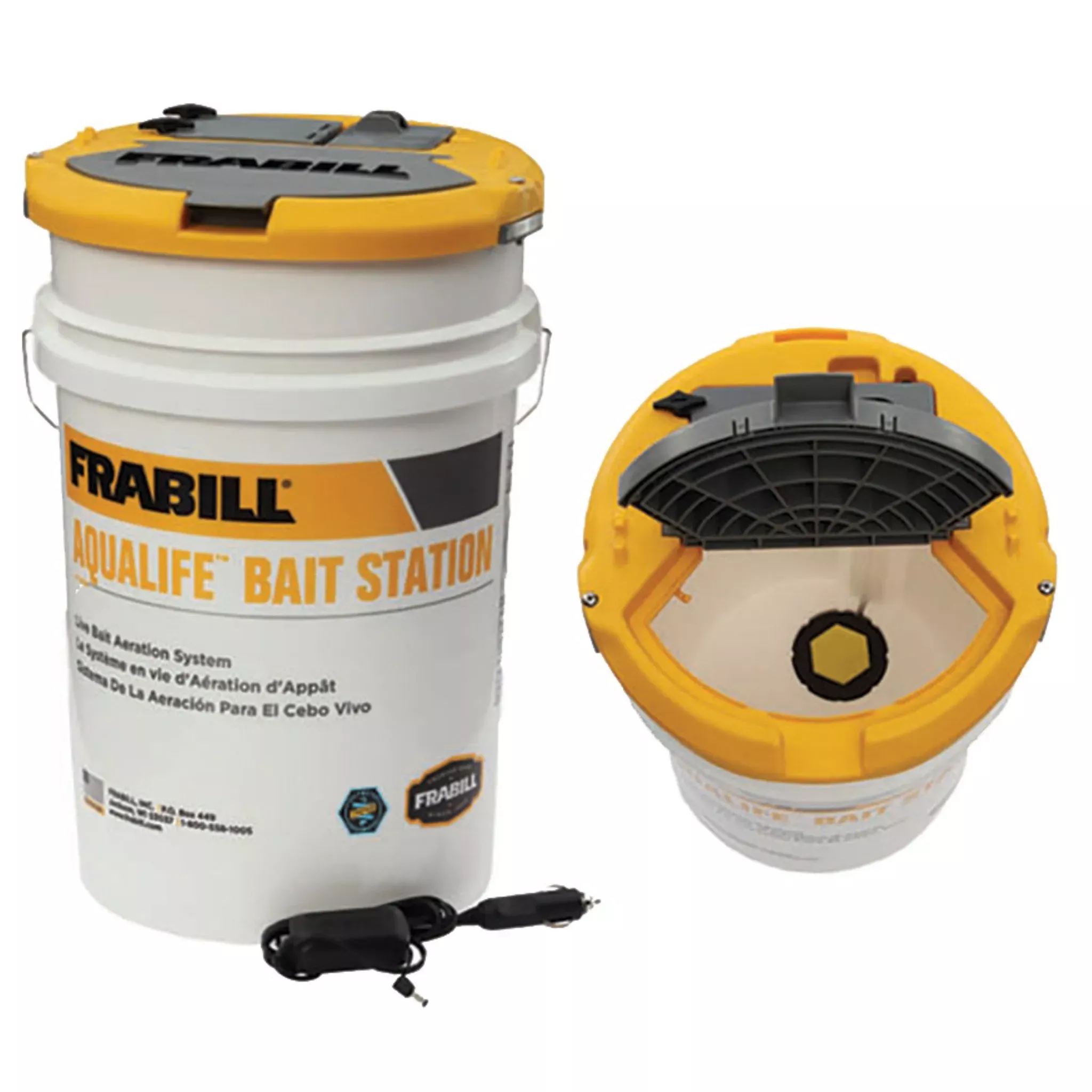 Aerated Bait Bucket, 6 Gallon