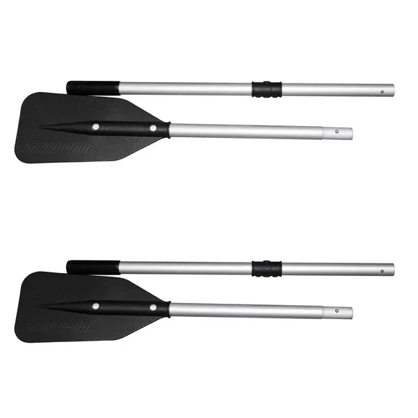 Aluminum Oars for Inflatable Boat, for standard10mm diameter Oar Lock, Set of 2