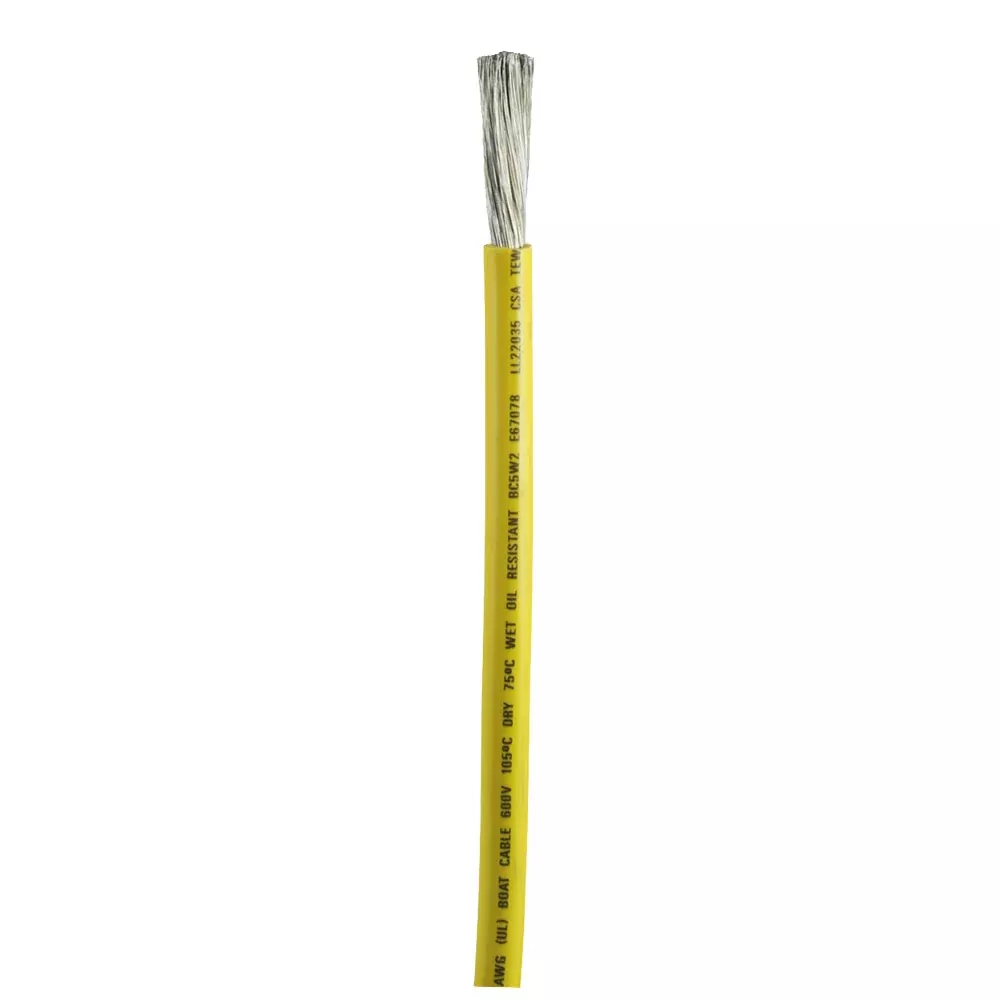 Ancor Yellow 2 AWG Battery Cable – 100′