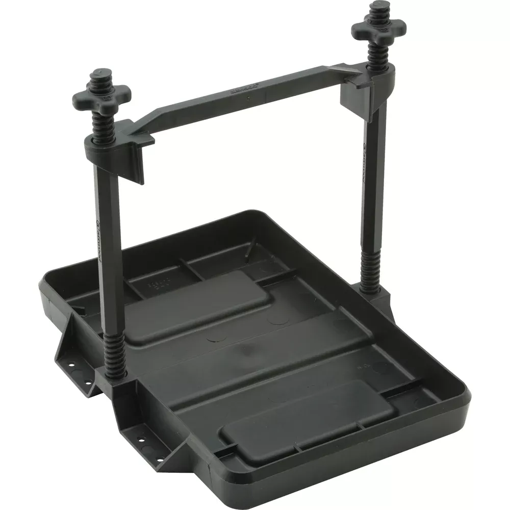 Attwood HeavyDuty AllPlastic Adjustable Battery Tray 27 Series 90985