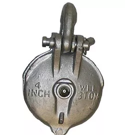BALL BEARING BLOCK WITH GREASE FITTING 4″ GALVANIZED 3 TON