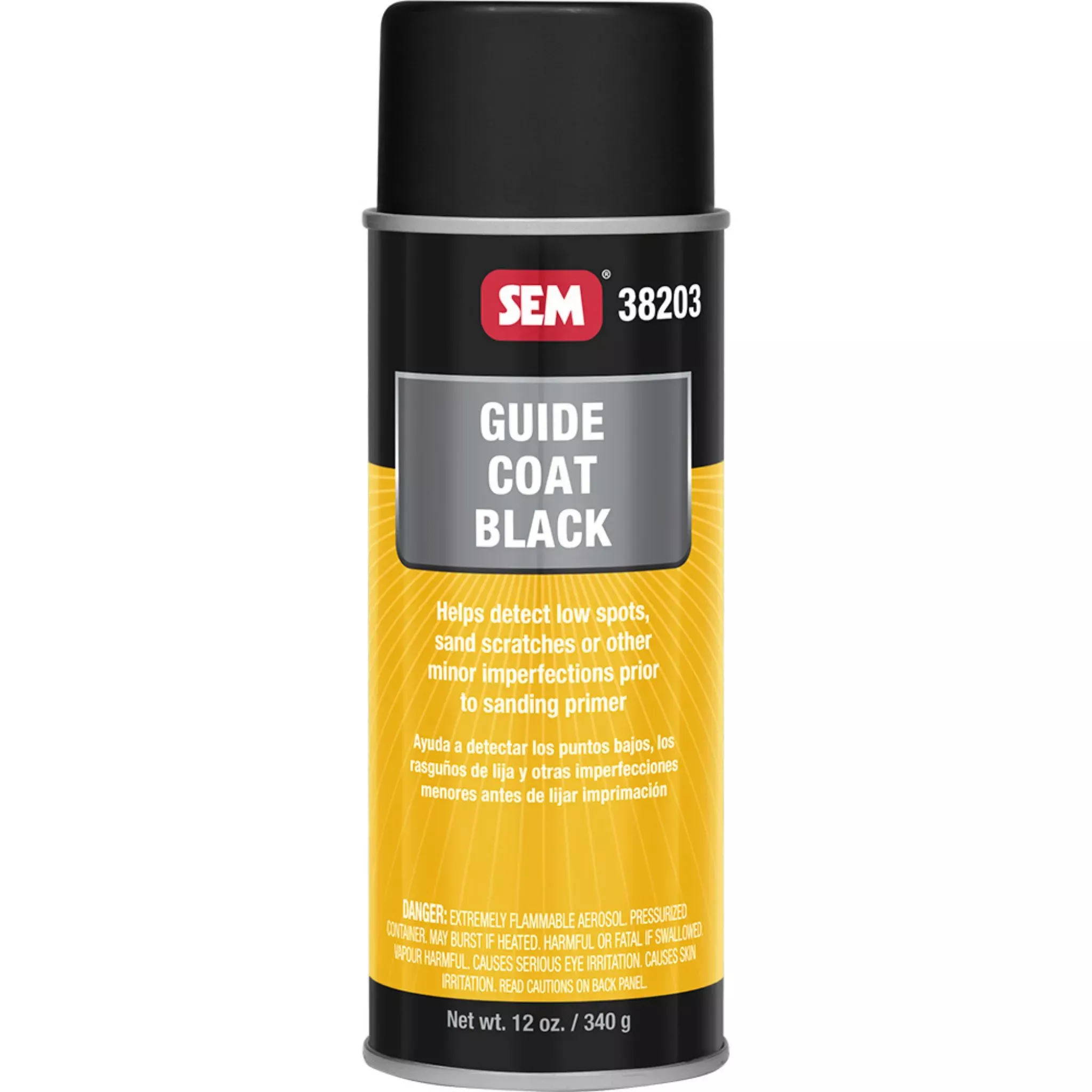 Black Guide Coat Aerosol Can 16 oz