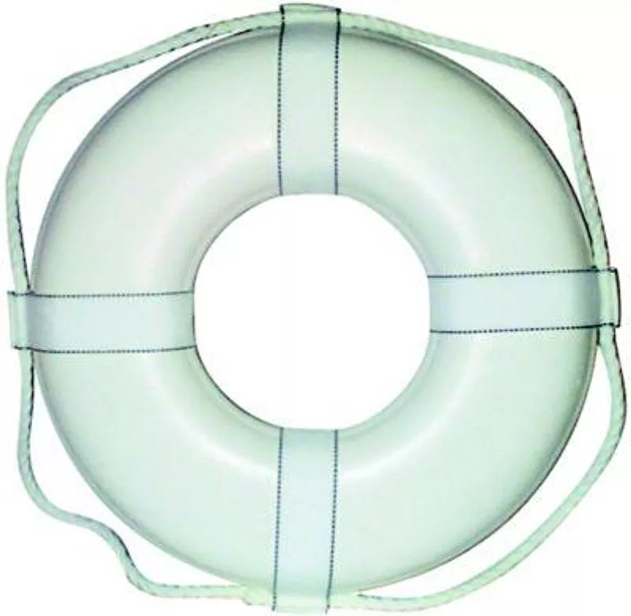 CAL JUNE WHITE RING BUOY – 19″