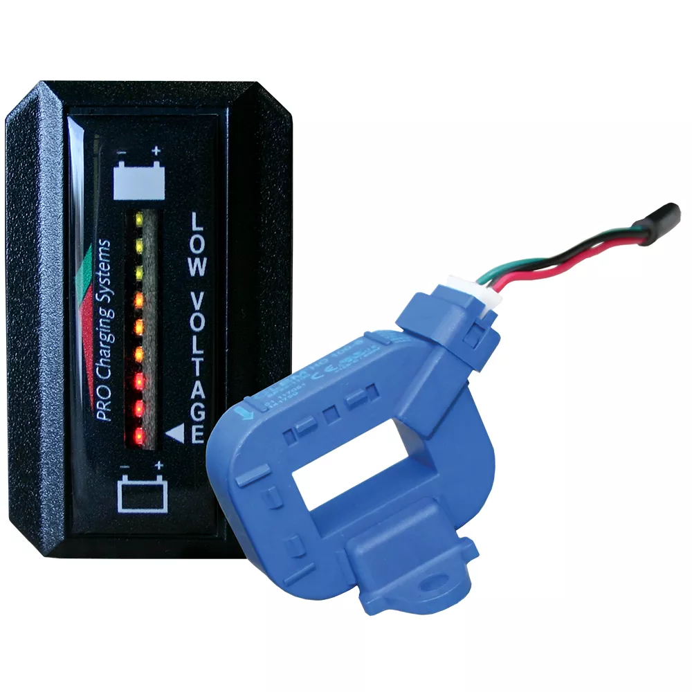 Dual Pro Lithium Battery Gauge – Single – Rectangle Vertical Display