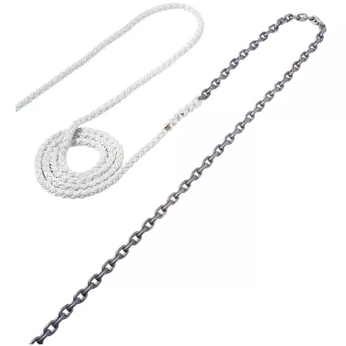 Maxwell Anchor Rode - 18'-5/16" Chain to 200'-5/18" Nylon Brait [RODE53]