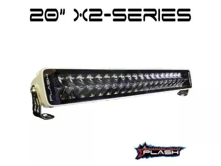 PLASHLIGHTS 20″ X2-Series LED Light Bar – White Housing