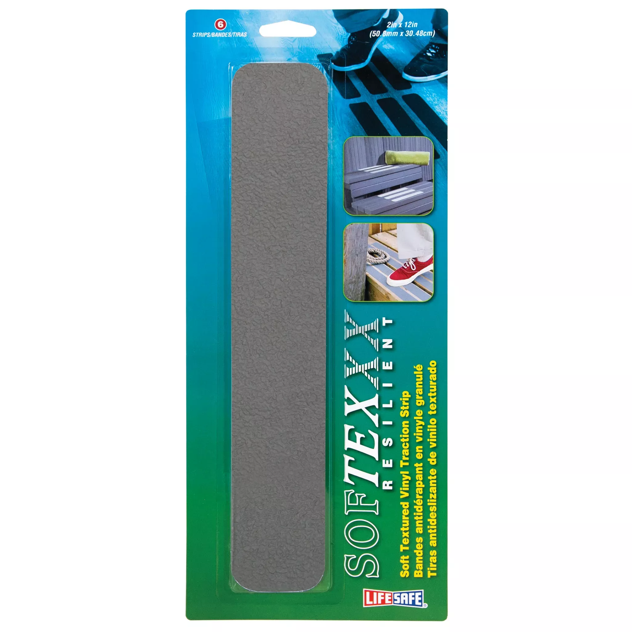 Softex Textured Anti-Slip Strip 2″ x 12″ – 6 pack