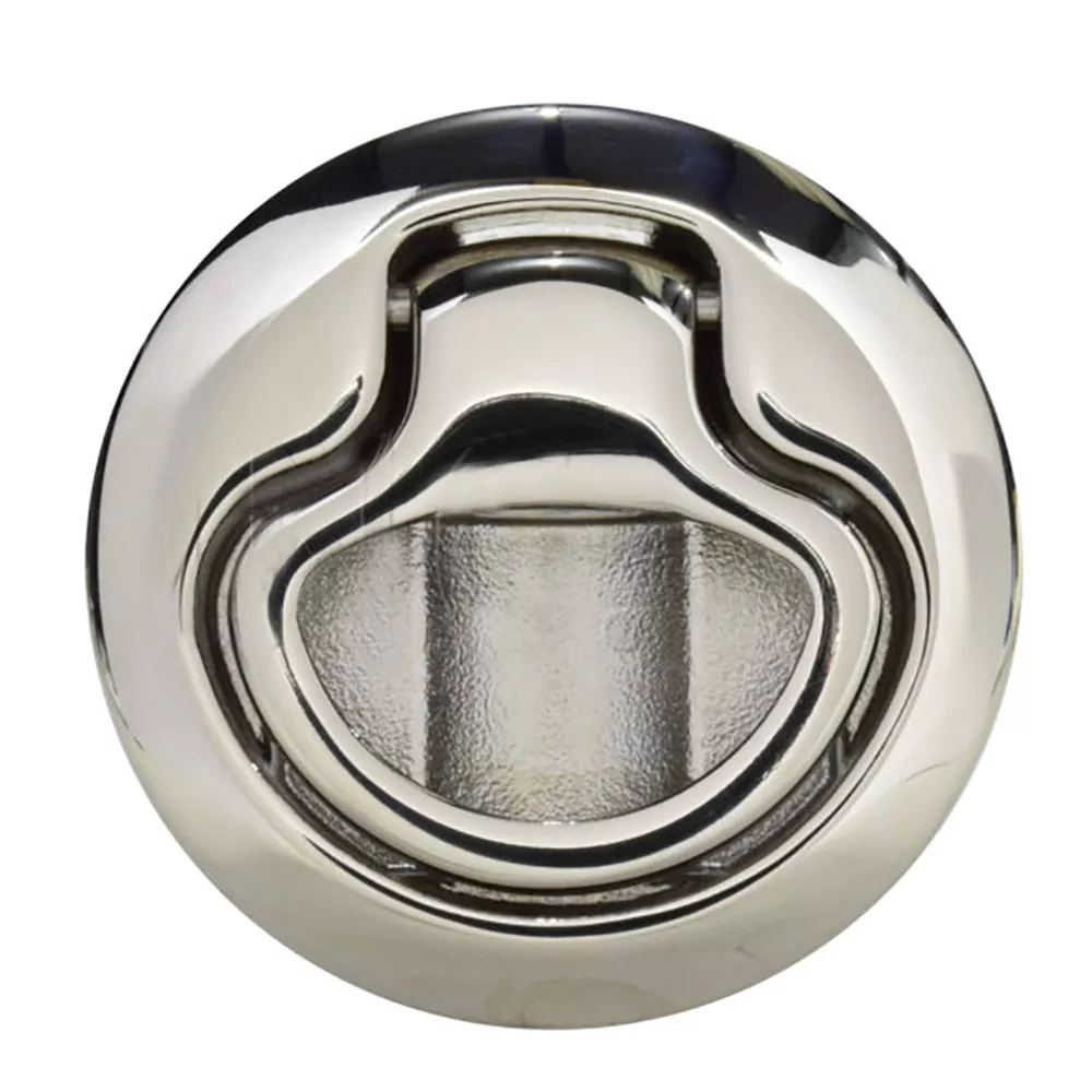 Southco Flush Pull Latch – Pull To Open – Non-Locking Polished Stainless Steel