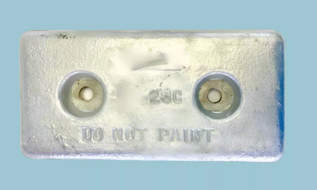 TH-24B ZHC-23 Bolt-On Zinc Hull Anode