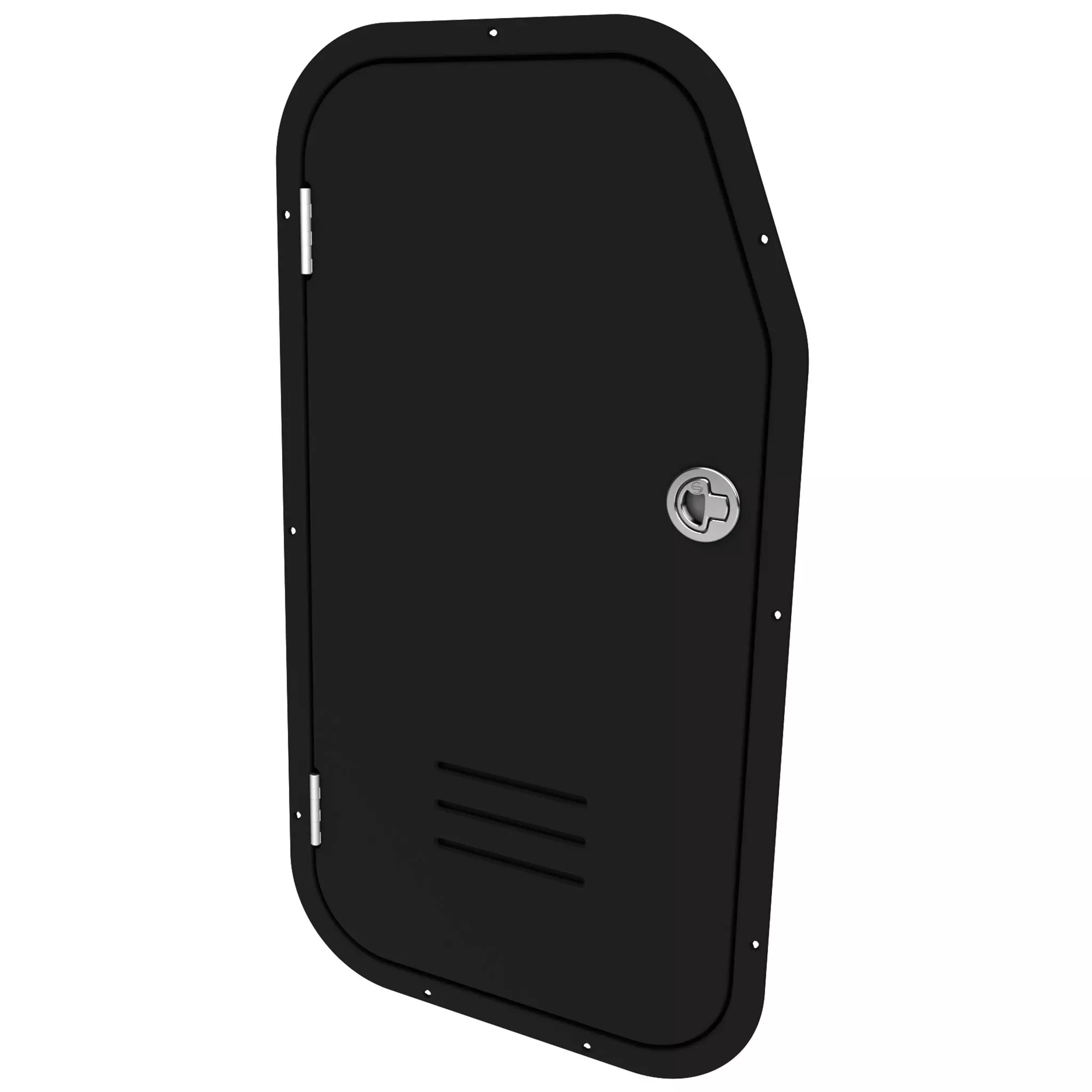 Tidewater Black Acrylic Side Console Door