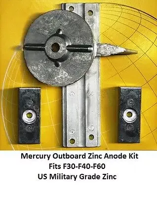 Zinc Anode Kit For Mercury F30 F40 F60 – Shipbuildingparts